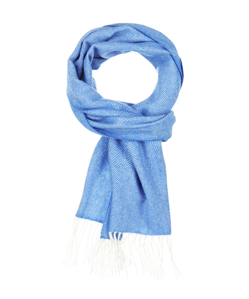 Merino Wool Scarf | Blue