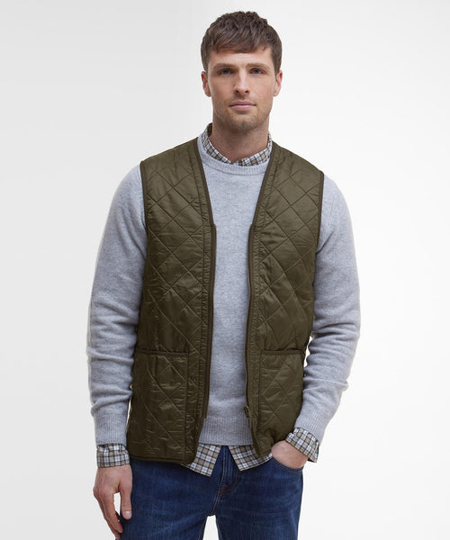 Barbour Polarquilt Zip-in Liner Bodywarmer | Olive