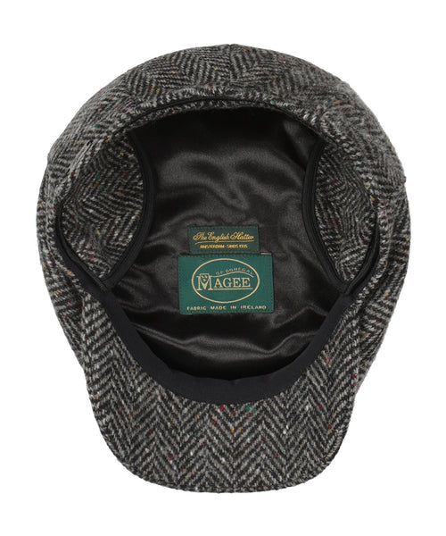 Tweed Cap met Oorflappen | Zwart