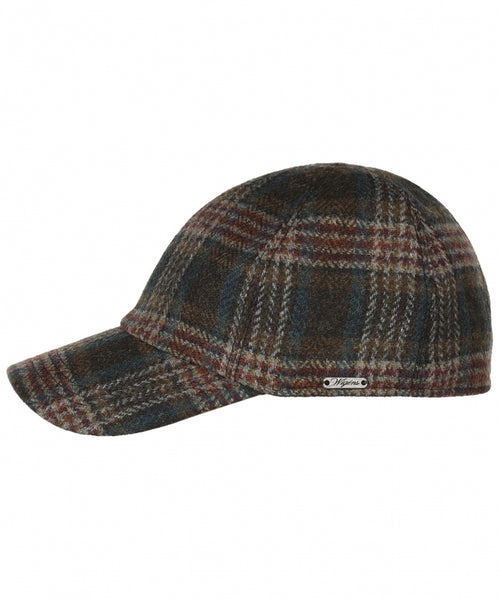 Tweed Baseball Cap | Blue