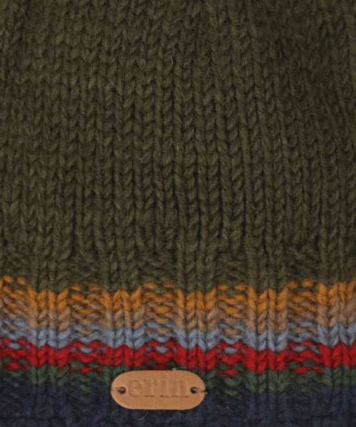 Hat Wool Fleece Lining | Green
