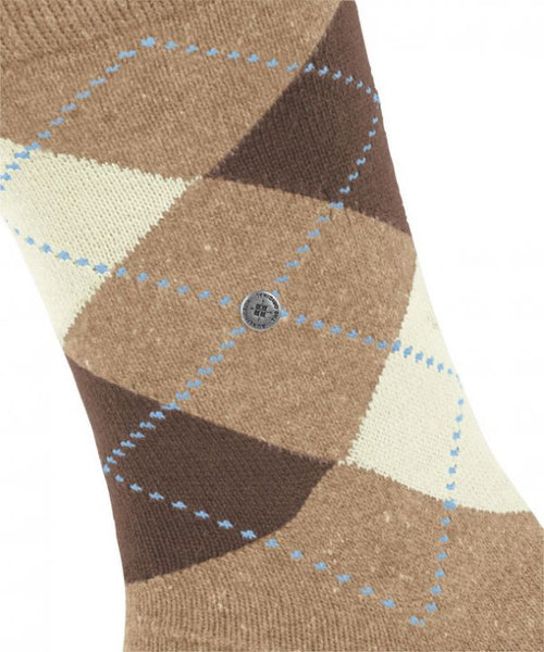 Tweed argyle heren sokken | Bruin