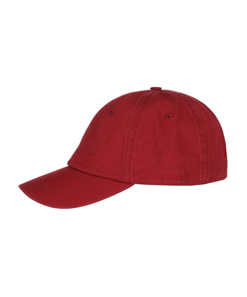 Stetson Baseball Cap Cotton | Rood