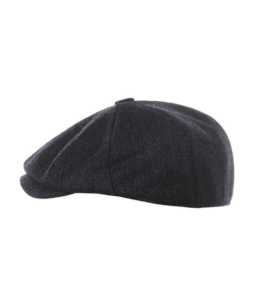 boy Cap Tweed pet | Blauw