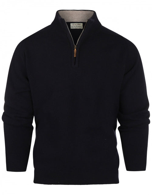 Pullover rits | Navy Blauw