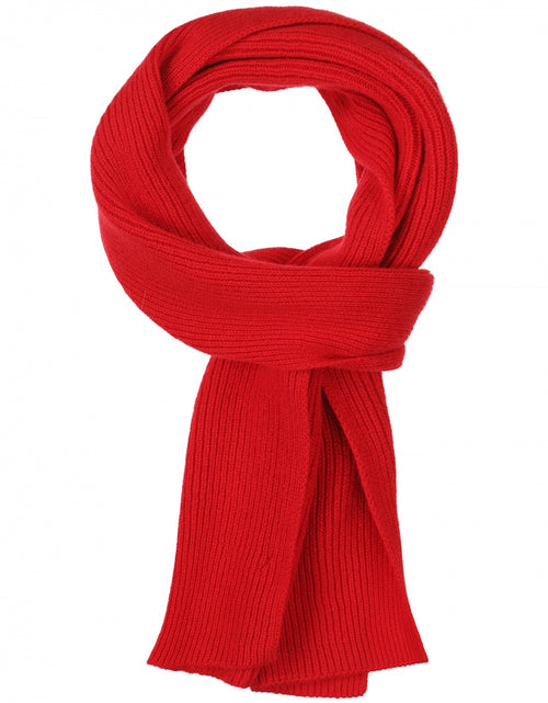 WL Cashmere Rib Sjaal | Rood