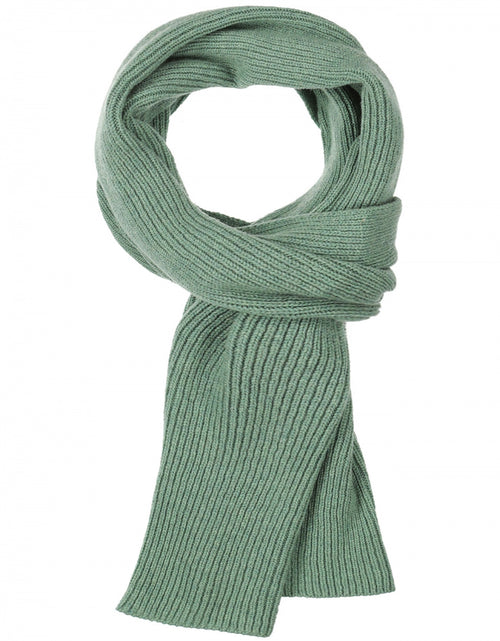 WL Cashmere Rib Sjaal | Groen