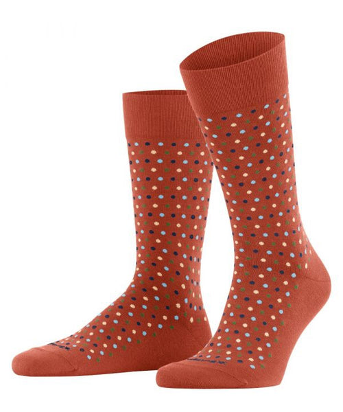 Dotted men's socks | Red