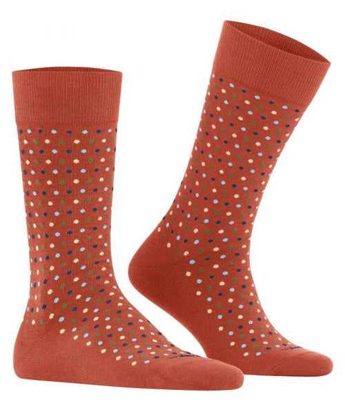 Dotted men's socks | Red