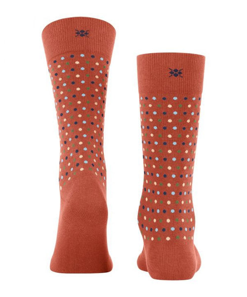 Dotted men's socks | Red