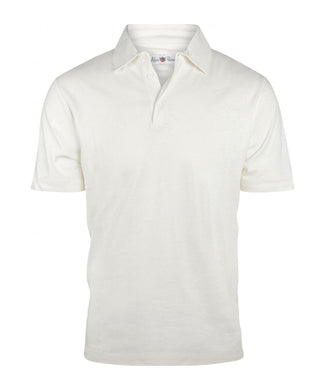 Polo cotton and linen | White