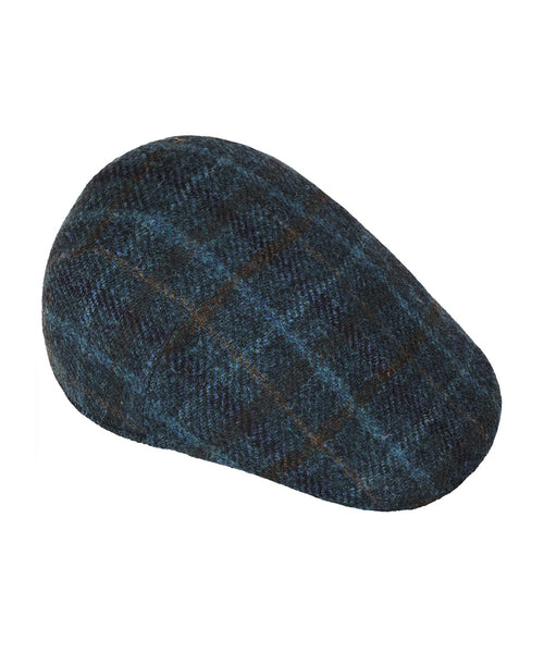 Jockey Tweed Cap | Blauw