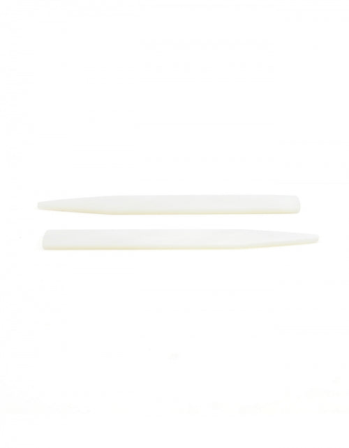 Refined mother of pearl ribs 60 mm | White