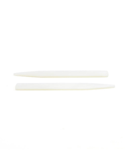 Refined mother of pearl ribs 60 mm | White