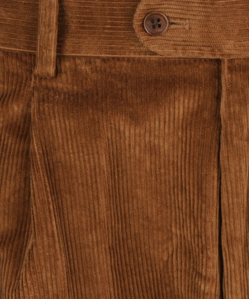 Corduroy Pantalon Brede Rib | Bruin