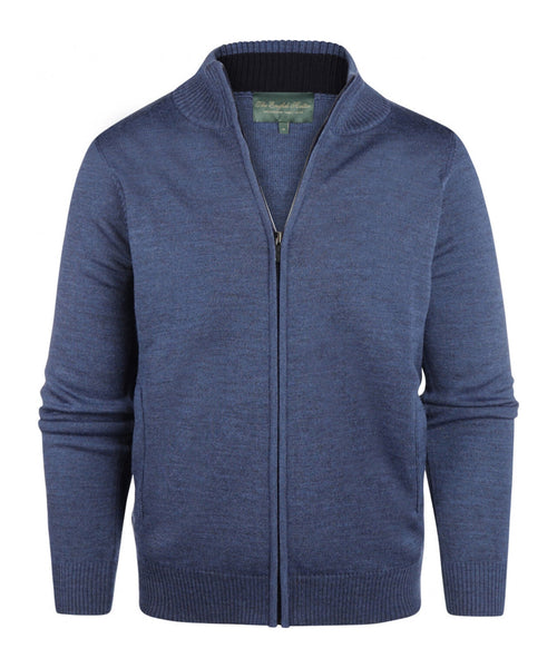Merino Ritsvest | Blauw