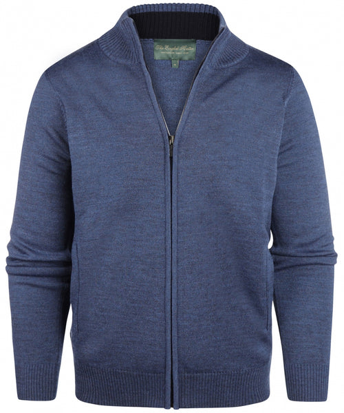 Merino Ritsvest | Blauw