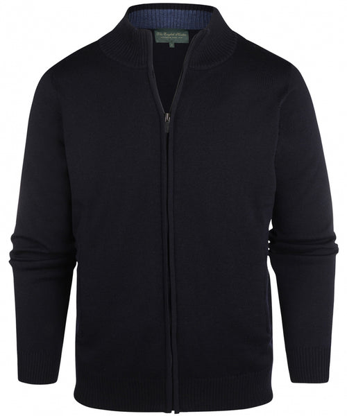 Merino Ritsvest | Navy Blauw