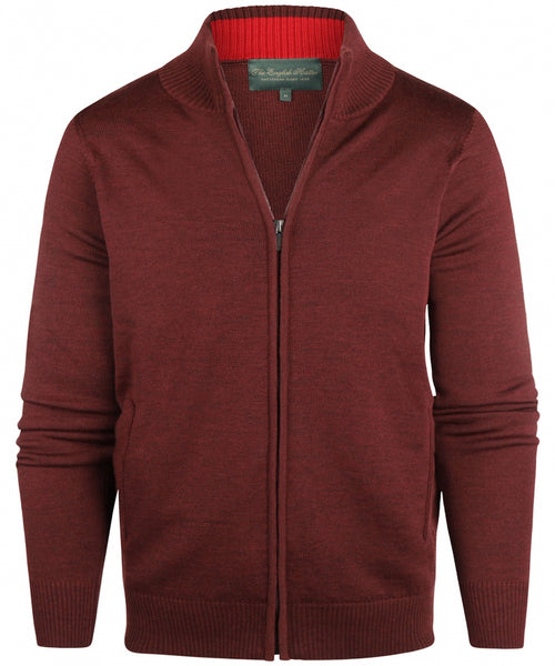 Merino Ritsvest | Rood