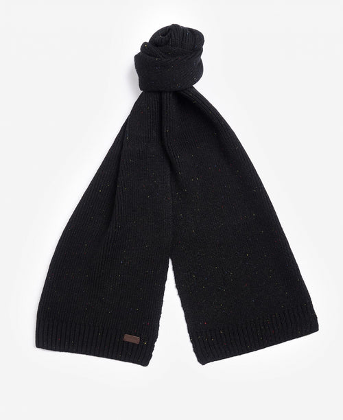 Barbour Carlton Scarf and Hat Gift Set | Black