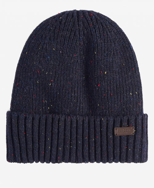 Barbour Carlton Scarf and Hat Gift Set | Navy Blue