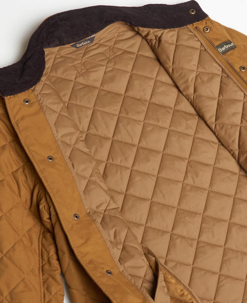 Barbour Shoveler Quilted Jas | Geel