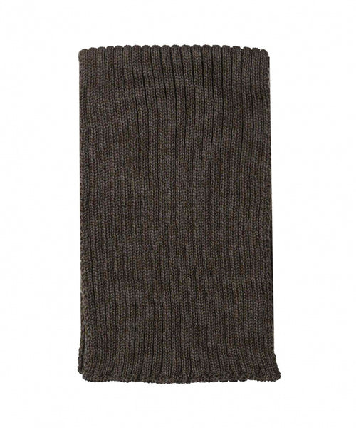 Ribbed merino sjaal | Groen