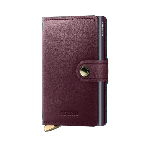 Secrid Premium Miniwallet | Dusk Bordeaux