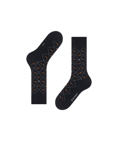 Burlington Dachshund Men's Socks | Black