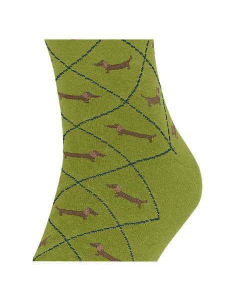 Burlington Dachshund Men's Socks | Green