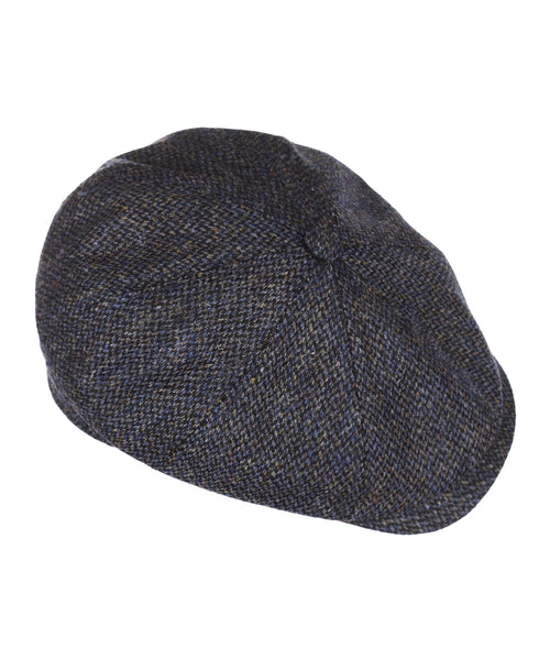 Tweed Ballon Cap | Navy Blauw