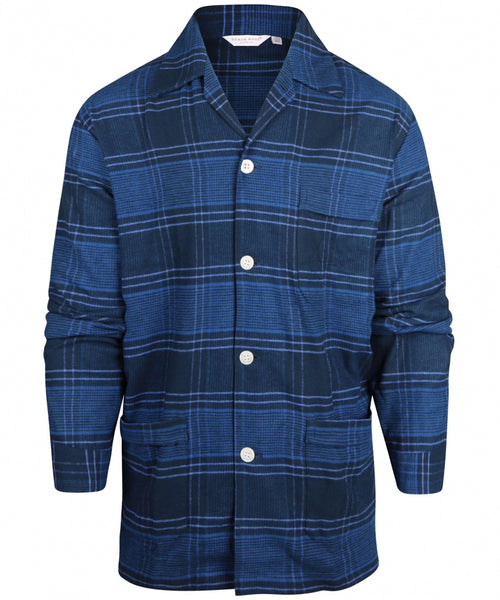 Derek Rose Flannel Pyjama | Blauw