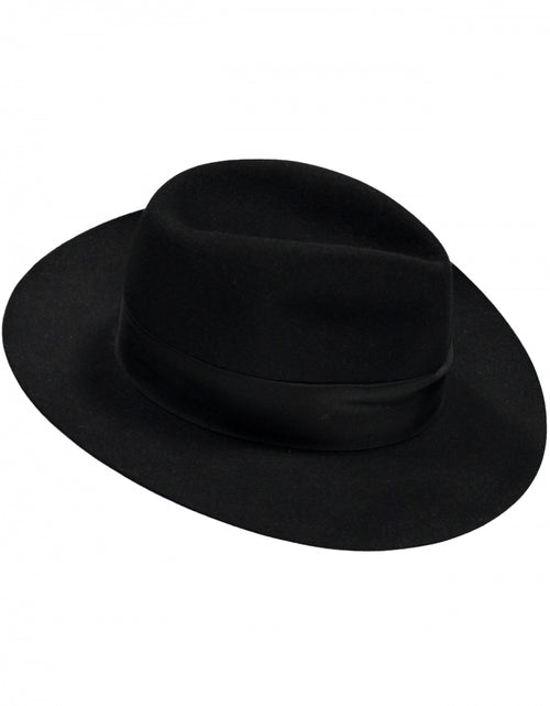 Italiaanse Fedora Hoed SQ | Zwart