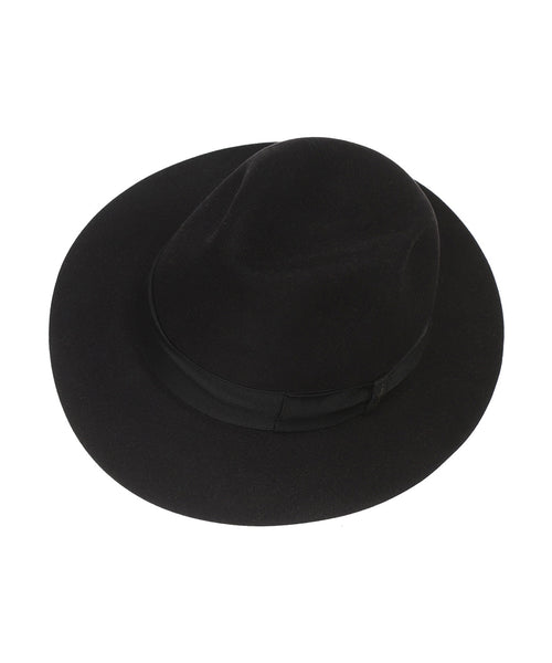 Italiaanse Fedora Hoed | Zwart