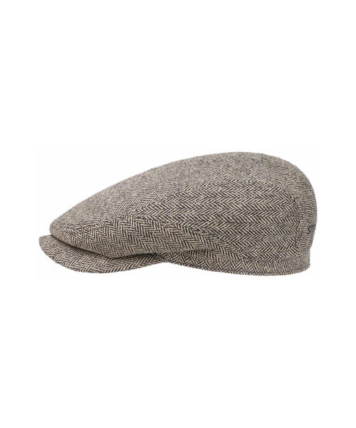 Classic Cap Silk | Black Brown Herringbone