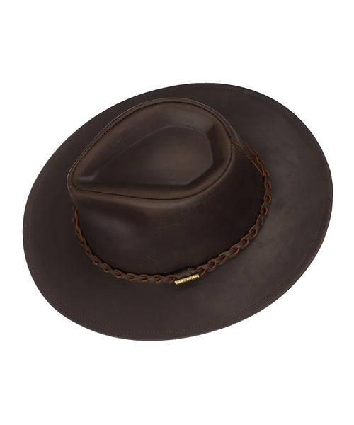 Stetson Buffalo Leather Hat | Bruin