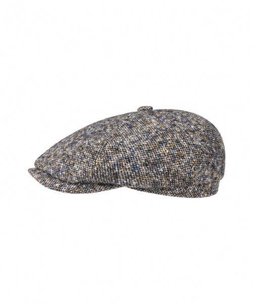 6-Panel Donegal Wool Cap | Blauw