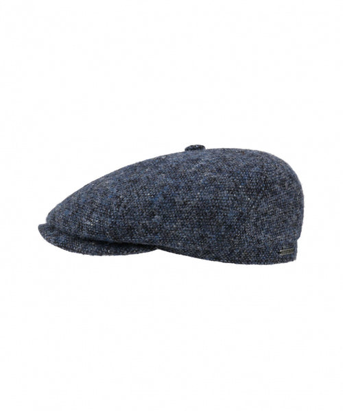 6-Panel Donegal Wool Cap | Blauw