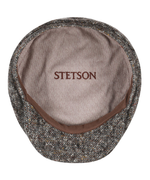 6-Panel Donegal Wool Cap | Beige/Grey
