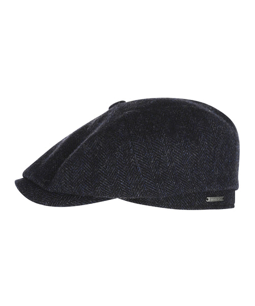 Hatteras Wool Herringbone | Blauw Visgraat