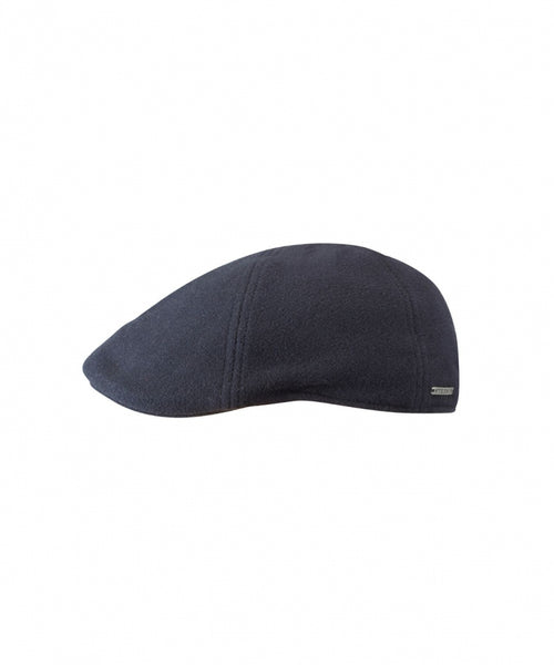 Texas Wool Cashmere Cap | Navy Blauw