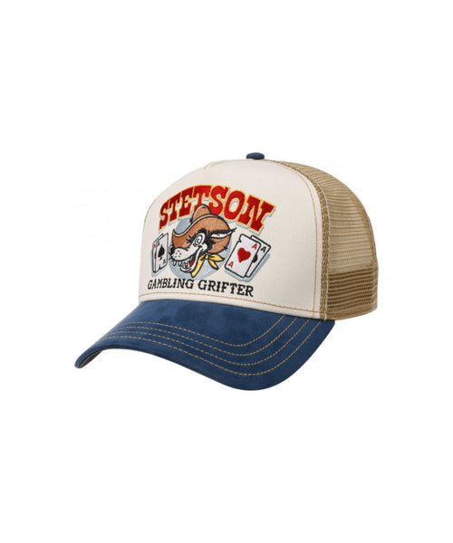 Trucker Cap Gambling Grifter | Blauw Beige