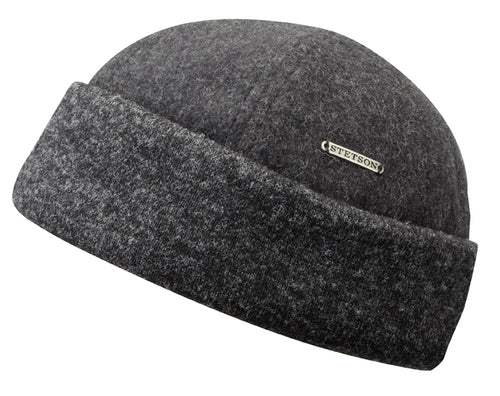 Stetson Docker Wool/Cashmere | Charcoal Grey