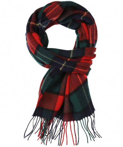 Checked Lambswool Scarf | Kilgore Tartan