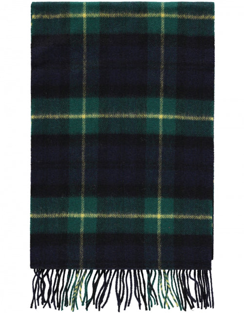 Lamswollen Sjaal Ruit | New Green and Yellow Tartan