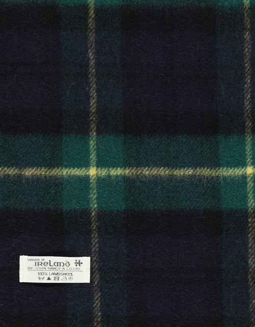 Lamswollen Sjaal Ruit | New Green and Yellow Tartan