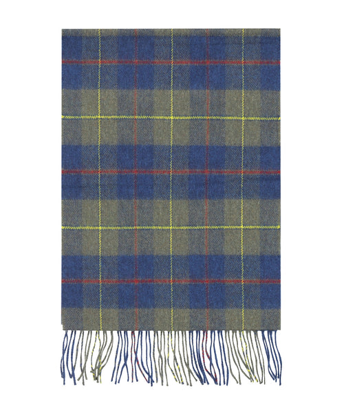 Merino Luxery Wool Scarf | Loden Indigo Plaid