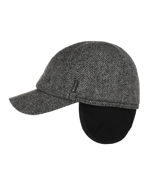 Baseball Cap oorflap | Zwart