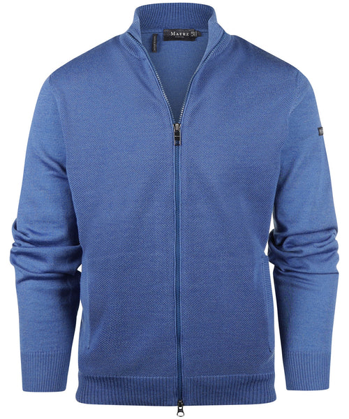 Maerz Sportief Ritsvest Merino | Blauw