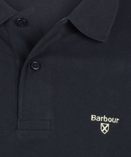 Barbour Lightweight Sports Polo | Navy Blauw